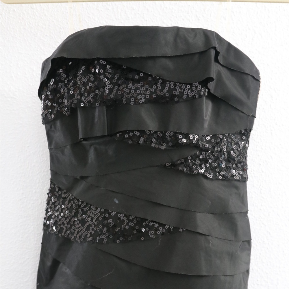 Black cocktail dress